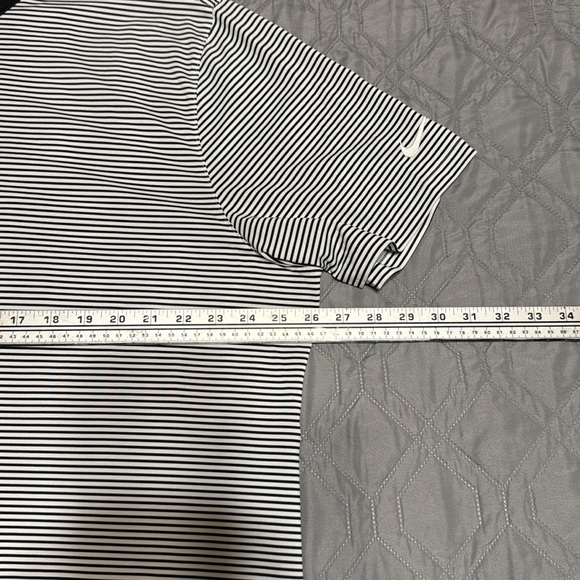 Men’s Nike Golf Dri-Fit Polo, XXL, White With Black Stripes. - Picture 5 of 9